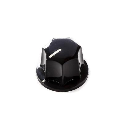 Knob Plástico Instrumentos Preto (3 Unidades) Spirit Kjb-l [f035]