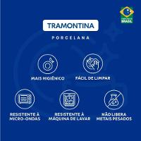 Xícara Chá Tramontina Leonora Em Porcelana 185 Ml - 3