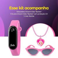 Relogio Digital Infantil Barbie + Oculos Proteção Uv + Colar - 6