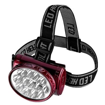 Lanterna Recarregável 3w Com Elástico: Ideal Para Aventuras Vermelho