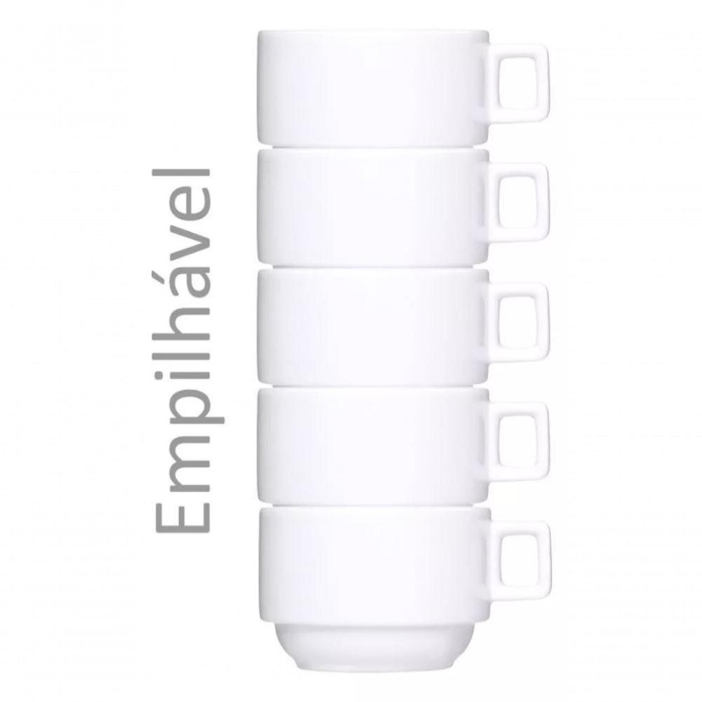 Jogo De 8 Xicaras De Cha Bar Hotel Com Pires Porcelana - 3