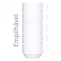 Jogo De 8 Xicaras De Cha Bar Hotel Com Pires Porcelana - 3