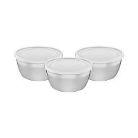 Jogo De Potes Tramontina Freezinox Em Aço Inox Com Tampa Plástica 3 Peças - 6