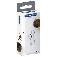 Conjunto De Colheres Para Café-expresso Tramontina Amazonas Em Aço Inox 6 Peças - 2