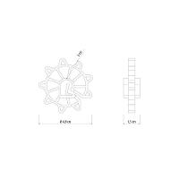 Espaçador Plástico Circular Tramontina 20 Mm Para Ferragens (saco Com 100 Un.) - 2