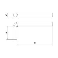 Chave Hexagonal 3-16 Tramontina Pro - 3
