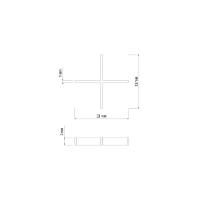 Espaçador Cruzeta Plástico Tramontina 1 Mm (saco Com 100 Un.) - 3