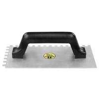 Desempenadeira Metálica De Base Lisa Tramontina Com Dentes Com Cabo Plástico - 1