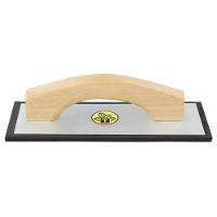 Desempenadeira Metálica Com Base Lisa De Eva Tramontina Para Rejunte Sem Dentes Com Cabo De Madeira - 1