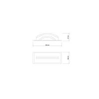 Desempenadeira Metálica Com Base Lisa De Eva Tramontina Para Rejunte Sem Dentes Com Cabo De Madeira - 2