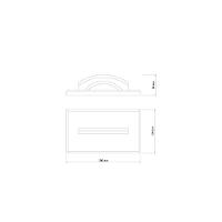 Desempenadeira De Madeira Com Base Lisa Tramontina Sem Dentes Com Cabo De Madeira - 3