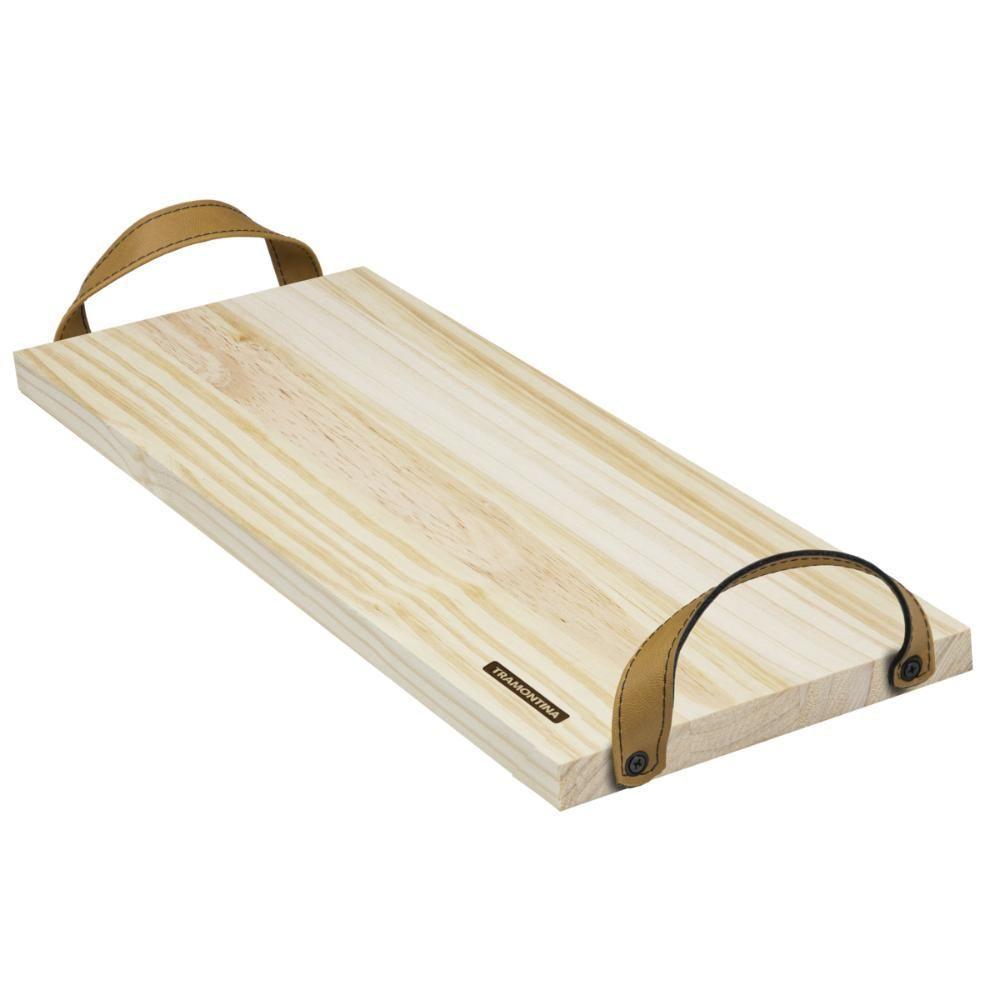 Tábua De Apoio Tramontina Em Madeira Maciça Com Acabamento Natural 45x19 Cm - 1