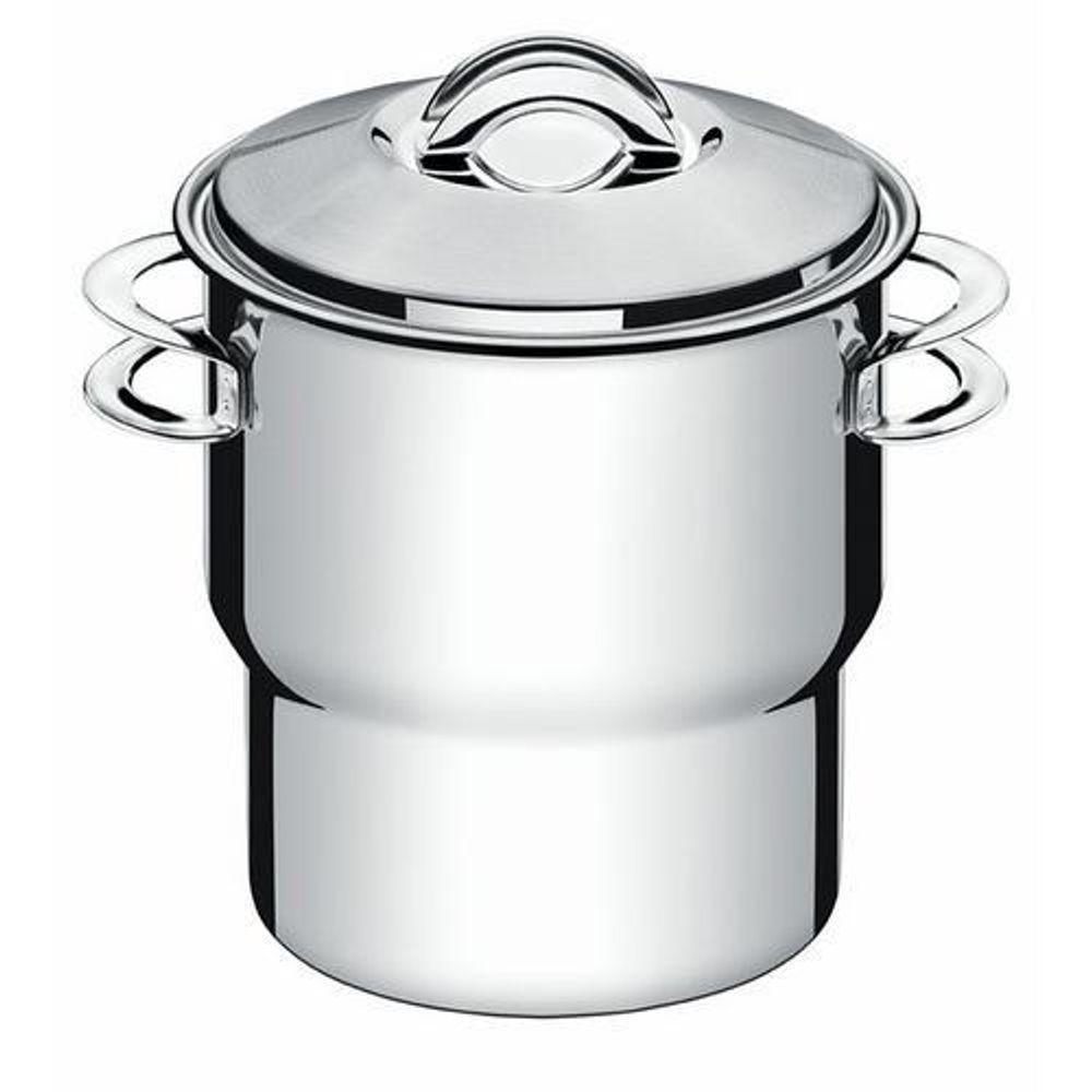 Cuscuzeira Tramontina Solar Em Aço Inox Com Tampa E Alças 14 Cm 2,2 L - 10