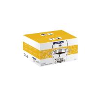 Rechaud Tramontina Redondo Em Aço Inox Banho Maria Com Suporte Para Tampa E Fogareiro 4,3 L - 5