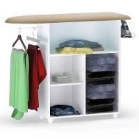 Tábua De Passar Roupa Com Balcão Vitória Branco 107 Cm - Pallazio - 2