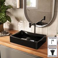 Kit Cuba Dalla Preta Com Torneira Inox E Valvula Click Black - 2