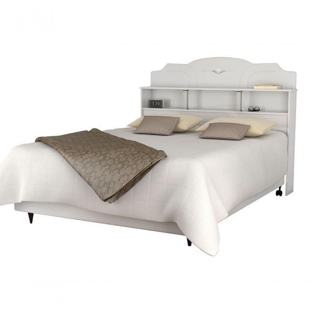 Cabeceira Box Casal Estrela 1,60 Branco - Vitamov 0410510 - 2