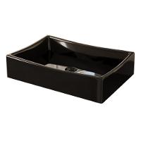 Cuba Pia Para Banheiro Retangular Dalla Preta - 1