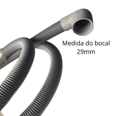 Mangueira Saída Bocal Curvo 29mm Lavadora Electrolux Consul Brastemp