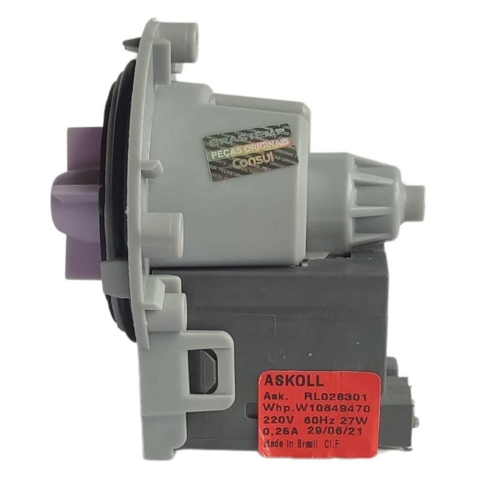 Eletrobomba De Drenagem  Lavadora Consul-brastemp 220v - 4