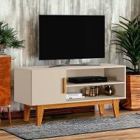 Rack Com Prateleiras Denver Off White E Naturalle Carmolar - 1