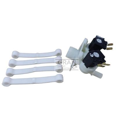 Kit Válvula Consul Dupla + 4 Tirantes Branco 220v