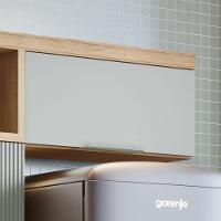 Armário 1 Porta Basculante Marquesa 80cm 100% Mdf Nature-verde. - 2