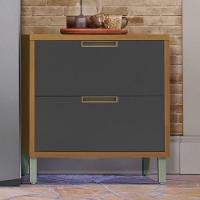 Balcão Para Cozinha 1 Porta 1 Gaveta Imperatriz Nesher Móveis Freijó-grafite. - 3