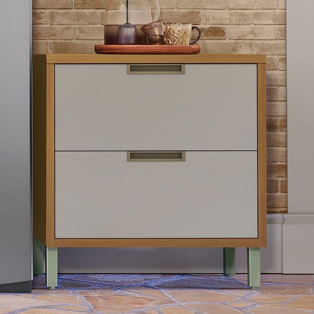 Balcão Para Cozinha 1 Porta 1 Gaveta Imperatriz Nesher Móveis Freijó-off White. - 4