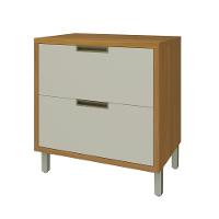 Balcão Para Cozinha 1 Porta 1 Gaveta Imperatriz Nesher Móveis Freijó-off White. - 1