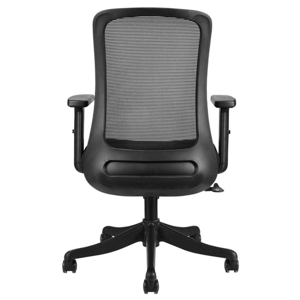 Cadeira Giratória Nr-17 Boston Rivatti Tela Mesh Preta Base Rodizio Nylon - 4