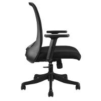 Cadeira Giratória Nr-17 Boston Rivatti Tela Mesh Preta Base Rodizio Nylon - 5