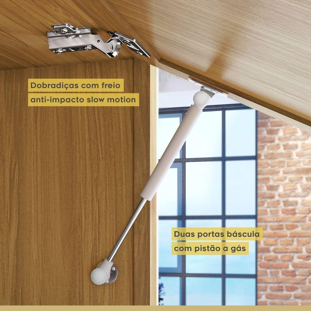 Paneleiro Torre Quente 2 Portas 1 Gaveta Princesa Nesher Móveis Freijó-off White. - 2