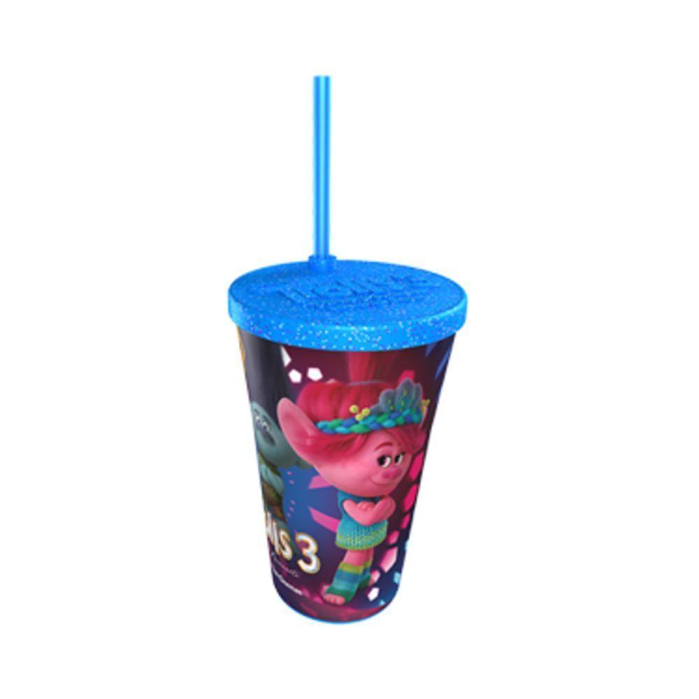 Copo Trolls 3 Azul - Cinemark - 1