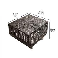 Jogo De Sofá E Poltronas Malibu Com Mesa Em Alumínio Pedra Ferro - 5