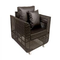 Jogo De Sofá E Poltronas Malibu Com Mesa Em Alumínio Pedra Ferro - 6