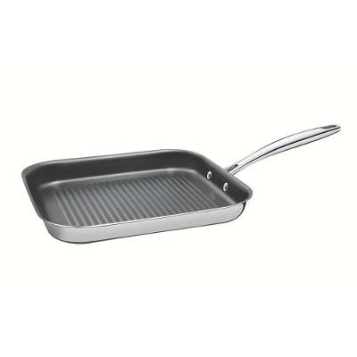 Bistequeira Grano 22cm 1,2l Em Aço Inox Com Interno Em Antiaderente Starflon Premium
