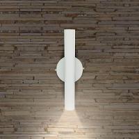 Kit 2 Arandela De Parede Slim Palito - Branco + Led Gu10