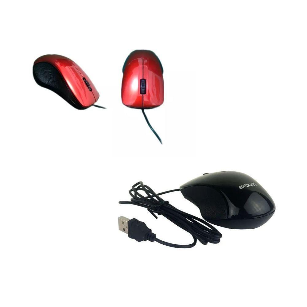 Mouse óptico Ms-47 - Usb - Exbom - 1