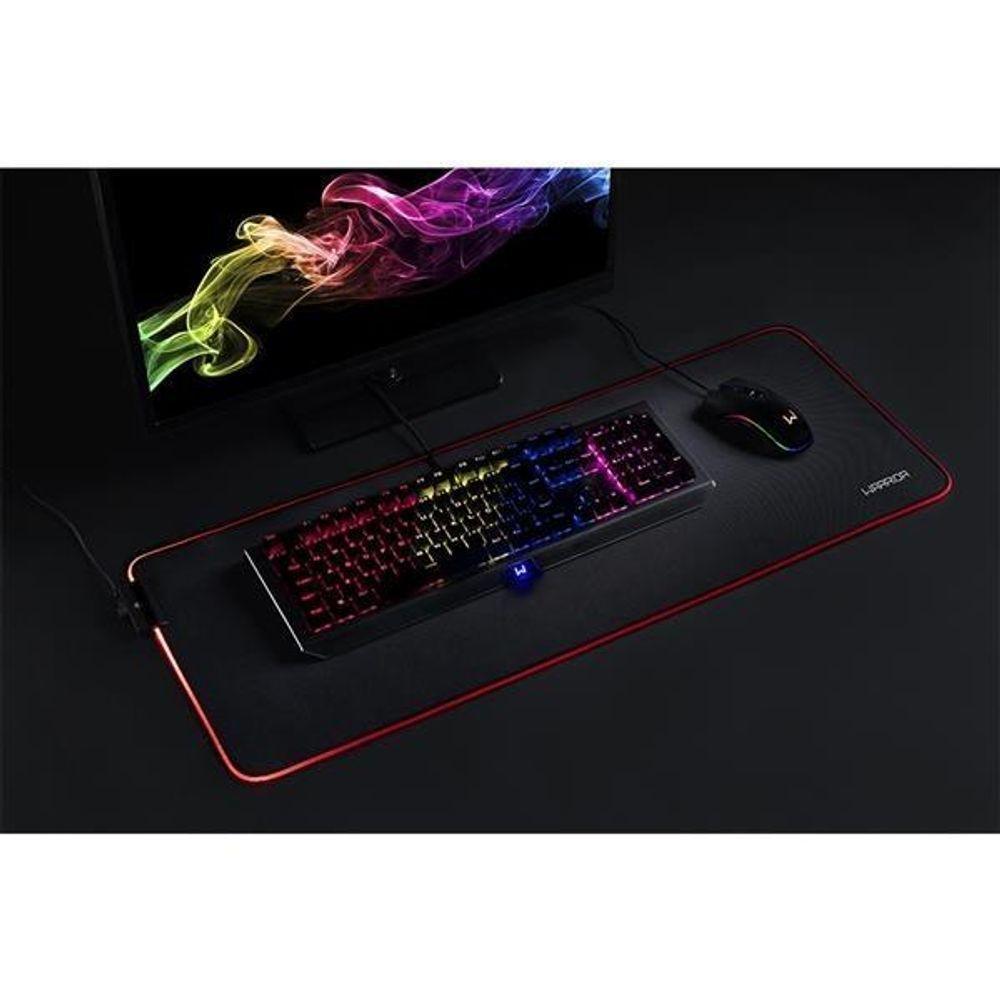 Warrior Cronos Mouse Pad Gamer Flexivel Rgb Xl Multilaser - Ac341 [f083] - 4