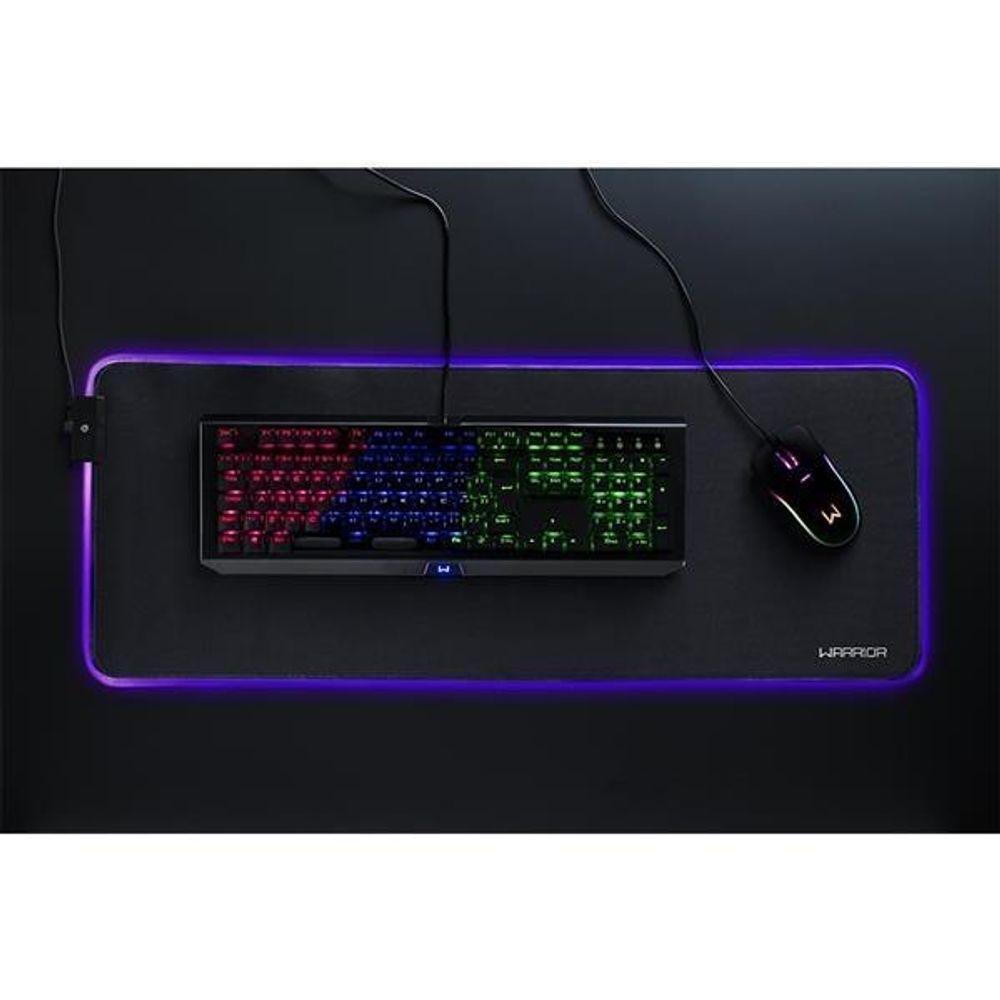 Warrior Cronos Mouse Pad Gamer Flexivel Rgb Xl Multilaser - Ac341 [f083] - 6
