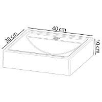 Gabinete Com Cuba Para Banheiro Bn3600x37 Amendoa Tecno Mobili Amendoa - 7