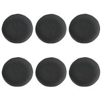 Conjunto De Pratos Rasos 06 Peças Orgânico Preto Matte Porto Brasil - 1