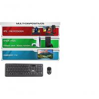 Kit Teclado E Mouse Sem Fio Slim Tecla Baixa Estilo Notebook