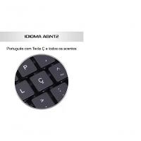 Kit Teclado E Mouse Sem Fio Slim Tecla Baixa Estilo Notebook - 5