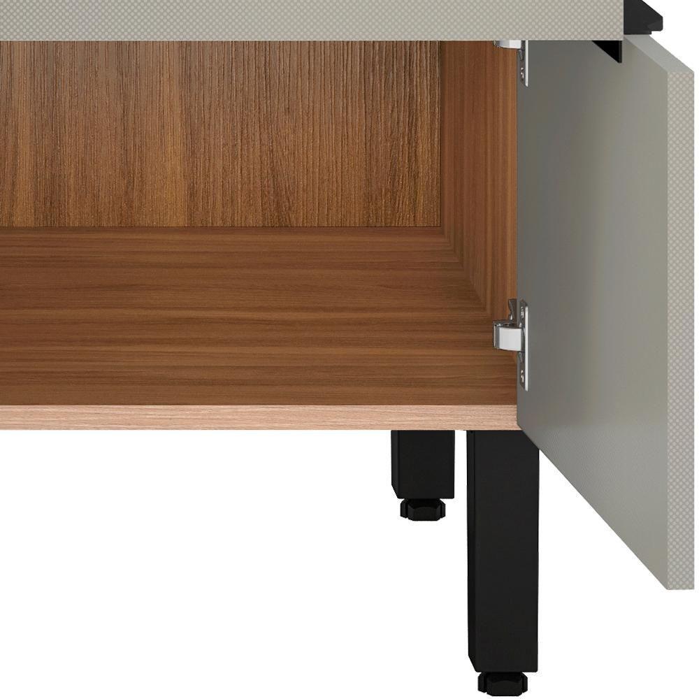 Balcao 3 Pts 2 Gv Com Tampo 120cm 93241 Amendola Nude Prime Tx Demobile Amendola Nude - 7