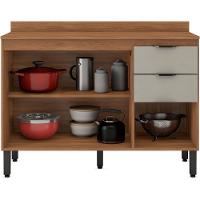 Balcao 3 Pts 2 Gv Com Tampo 120cm 93241 Amendola Nude Prime Tx Demobile Amendola Nude - 6