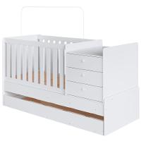 Berço Mini Cama Multifuncional Cama Auxiliar Bb690 Branco Comm Branco - 1