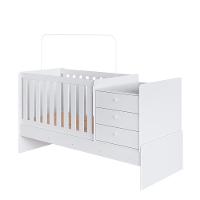 Berço Mini Cama Multifuncional Bb680 Branco Comm Branco - 10