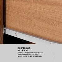 Comoda Sapateira 2 Portas 4 Gavetas 4270 Amendola Off White Demobile Amendola Off White - 2